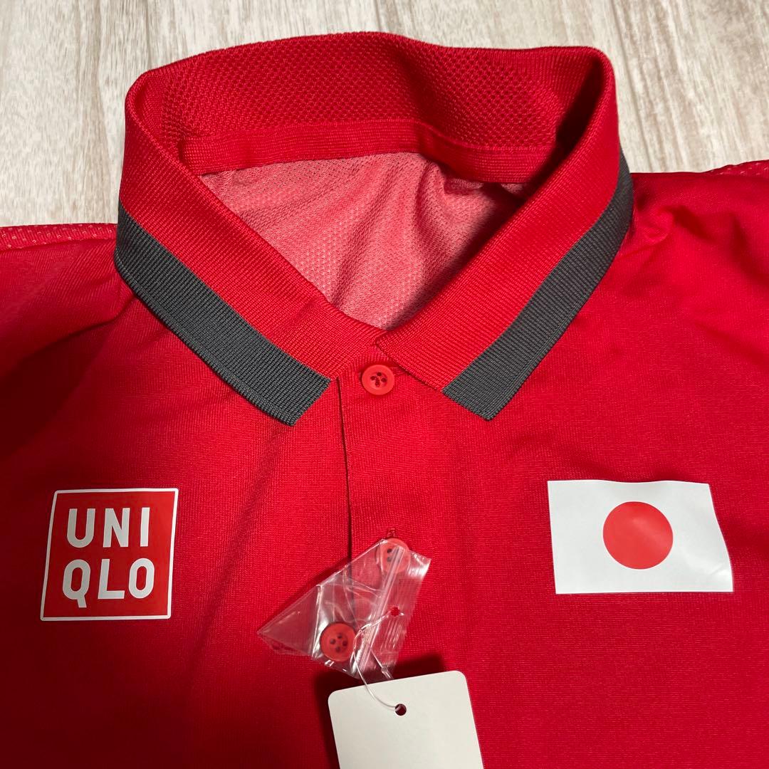 新品　UNIQLO　ユニクロ　テニス　錦織圭　ポロシャツ　ユニフォーム　日本代表