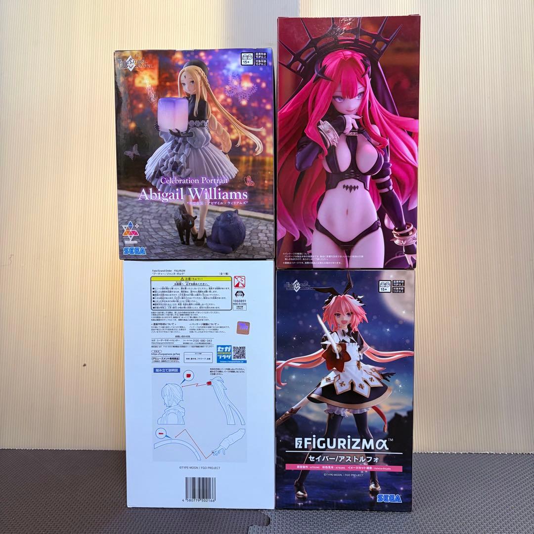FGO フィギュア　4体セット　ジャンヌ　アストルフォ　バーヴァンシー　アビー