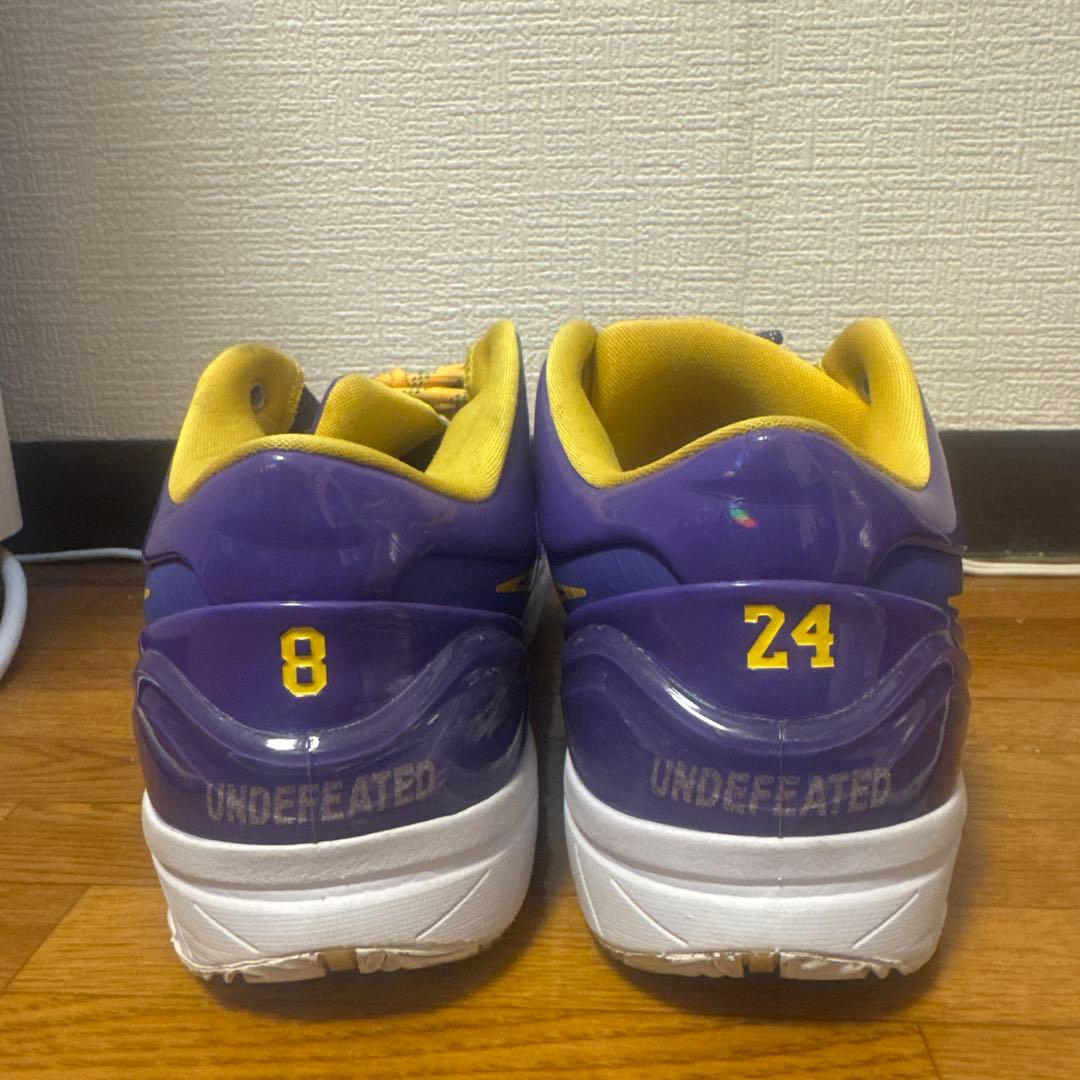 Nike Kobe 4 紫/黄色 UNDEFEATED