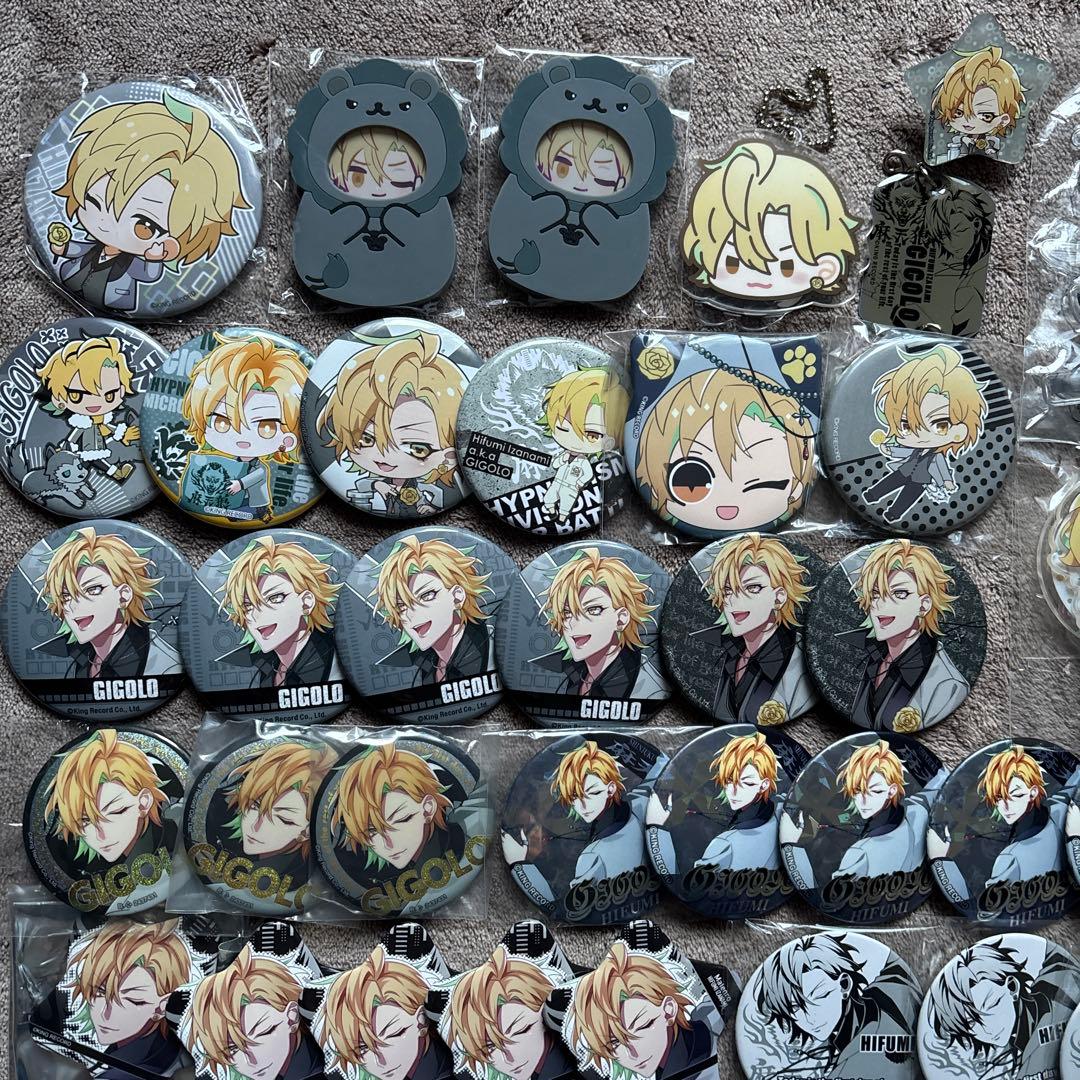 【大量②】ヒプマイ 伊弉冉 一二三 缶バッジ アクキーほかグッズ