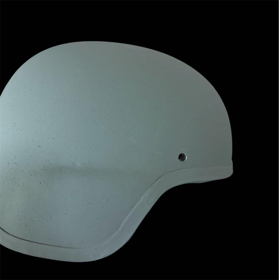 払い下げ ミリタリーヘルメット Sサイズ グレー アゴ紐 インナーパッドセット