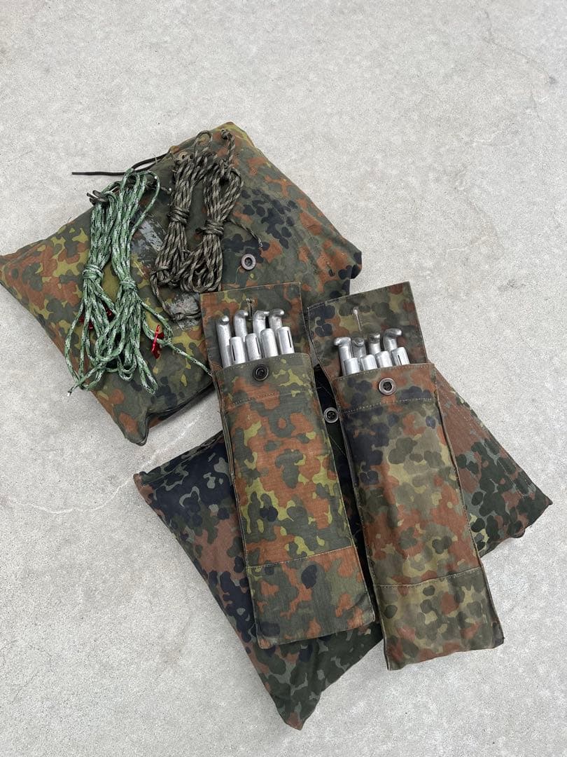 ドイツ軍テント　軍幕　2枚セット