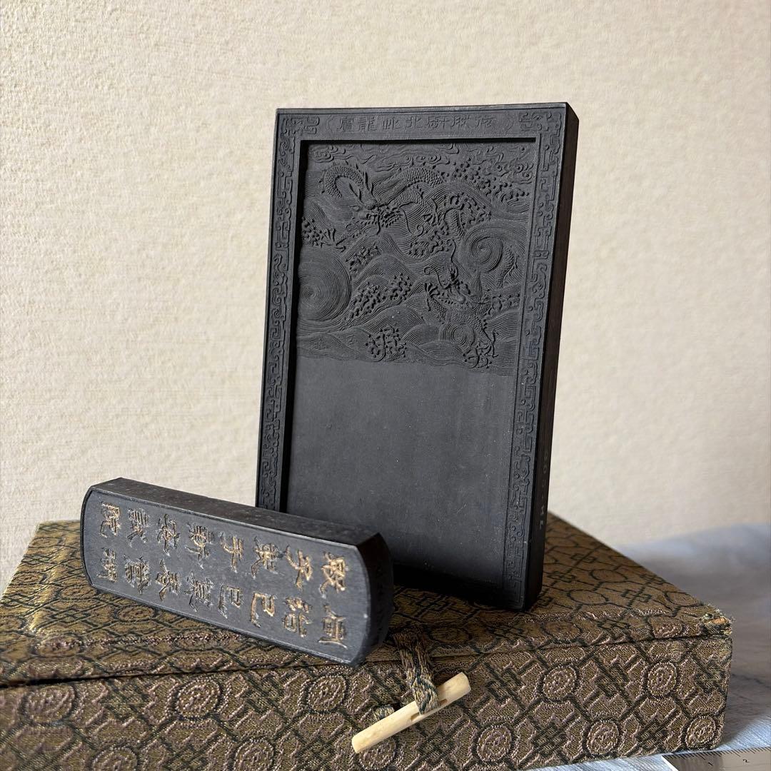 墨　唐墨　文房四宝　中国　書画　書道　習字　硯
