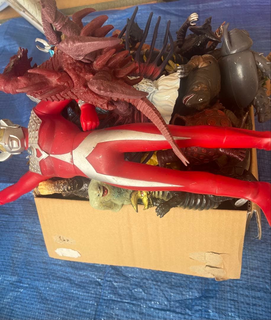 ウルトラマン　ゴジラ　ソフビ　ミニソフビ　大量　ジャンク品　まとめ売り