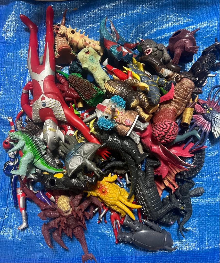 ウルトラマン　ゴジラ　ソフビ　ミニソフビ　大量　ジャンク品　まとめ売り
