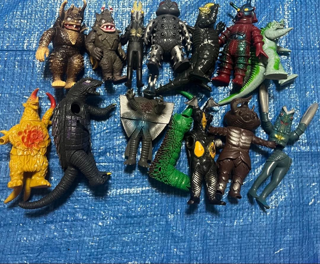 ウルトラマン　ゴジラ　ソフビ　ミニソフビ　大量　ジャンク品　まとめ売り