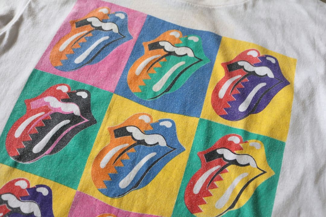 80'S ザ ローリングストーンズ 東京公演 バンドTシャツ 白L 90'S