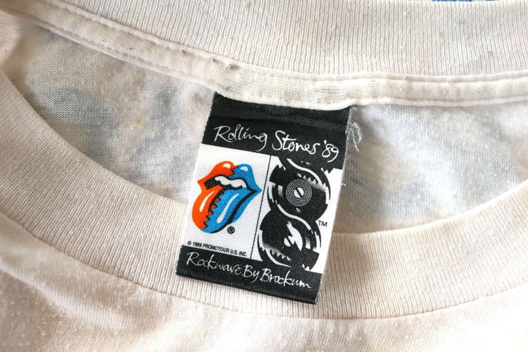 80'S ザ ローリングストーンズ 東京公演 バンドTシャツ 白L 90'S