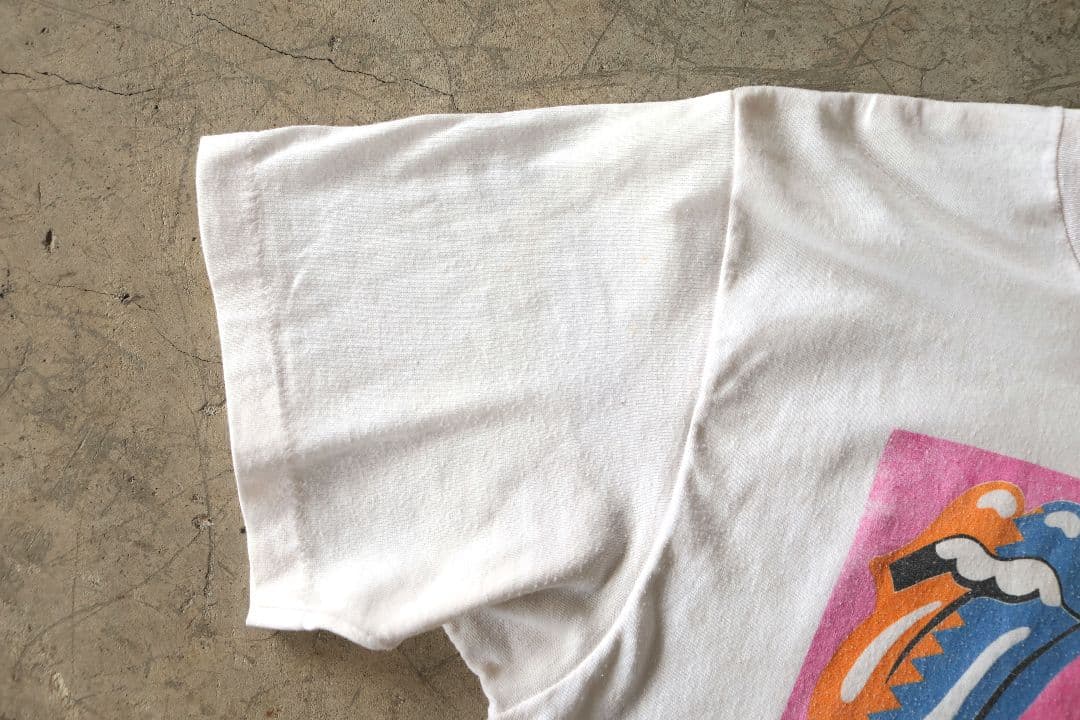 80'S ザ ローリングストーンズ 東京公演 バンドTシャツ 白L 90'S