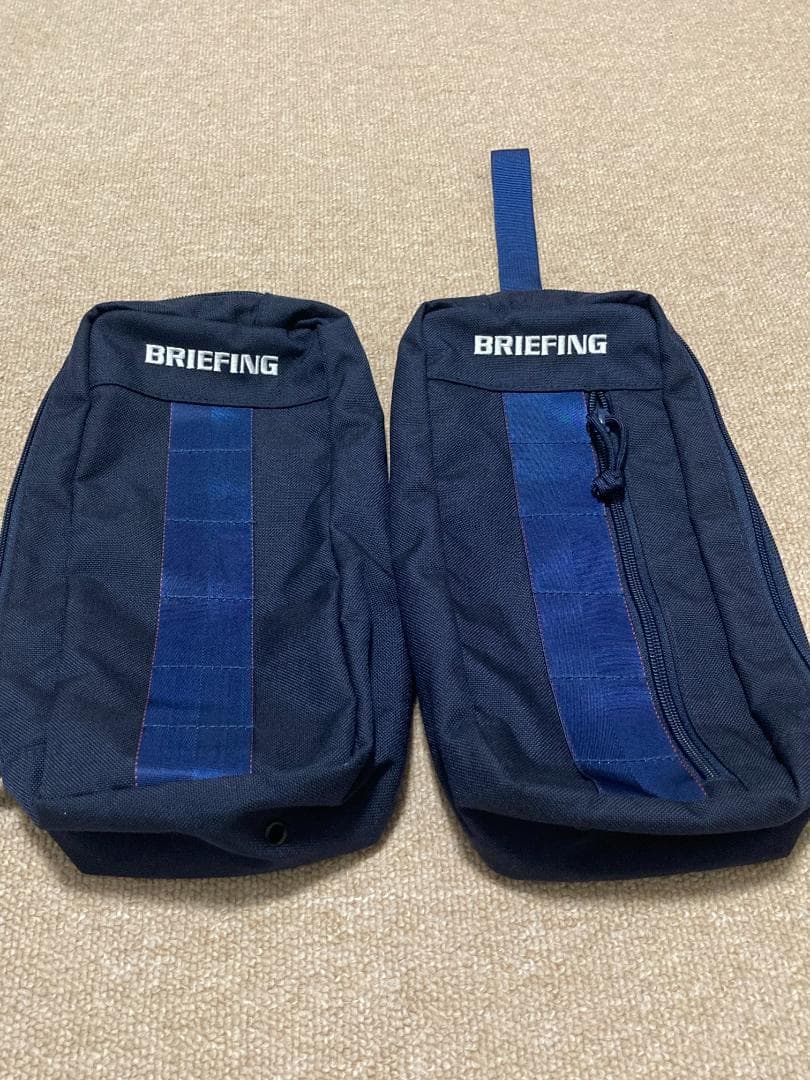 BRIEFING golf シューズケース　ネイビー