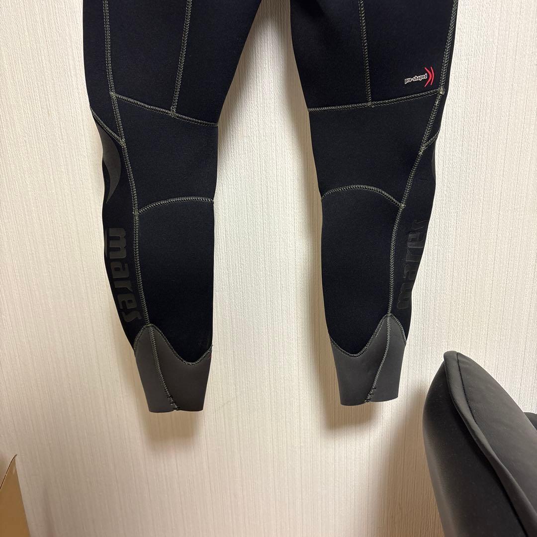 mares 5mm ウェットスーツ　170cm 70kg程度　ブラック レッド