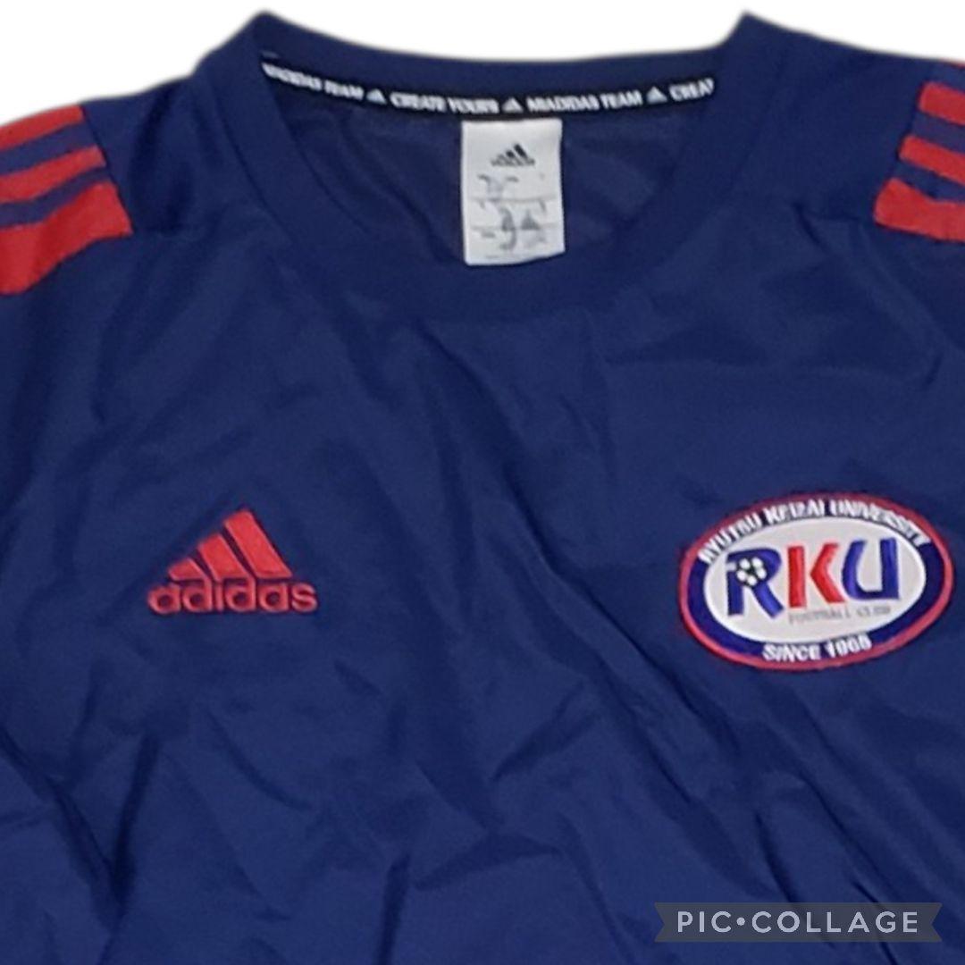 流通経済大学サッカー部　パッチ刺繍　ピステ　adidas　関東大学サッカーリーグ