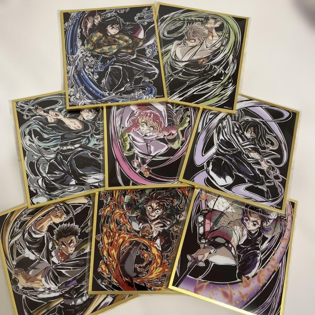 鬼滅の刃 ufotable マチアソビカフェ アクリル色紙 無一郎 義勇