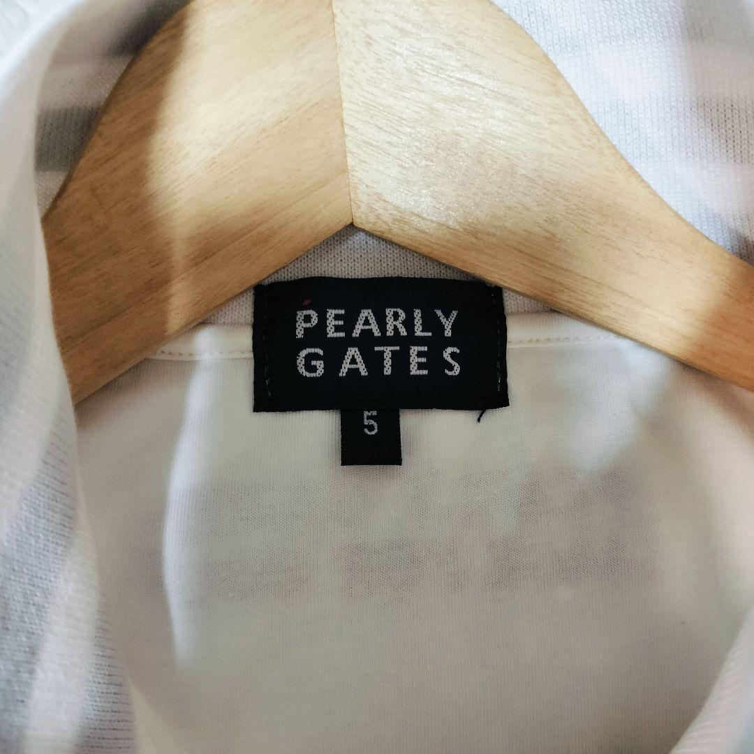 PEARLY GATES ゴルフ プルオーバー 長袖 白 5 L パーリーゲイツ