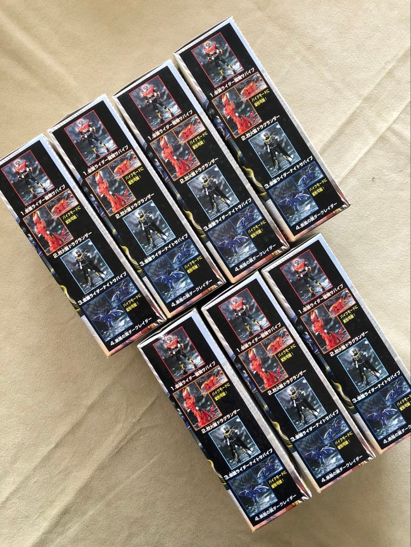 【未開封】仮面ライダー龍騎ワールド2 全７種フルコンプ＋龍騎ワールド1（3箱）