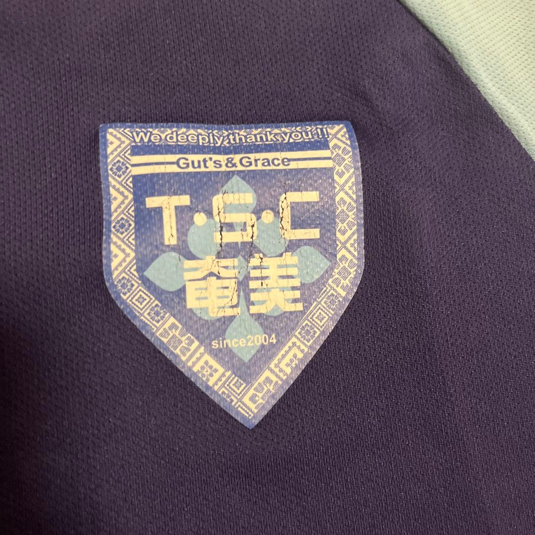 TSC サッカーシャツ ネイビー 水色