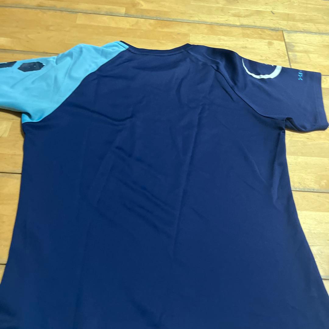 TSC サッカーシャツ ネイビー 水色