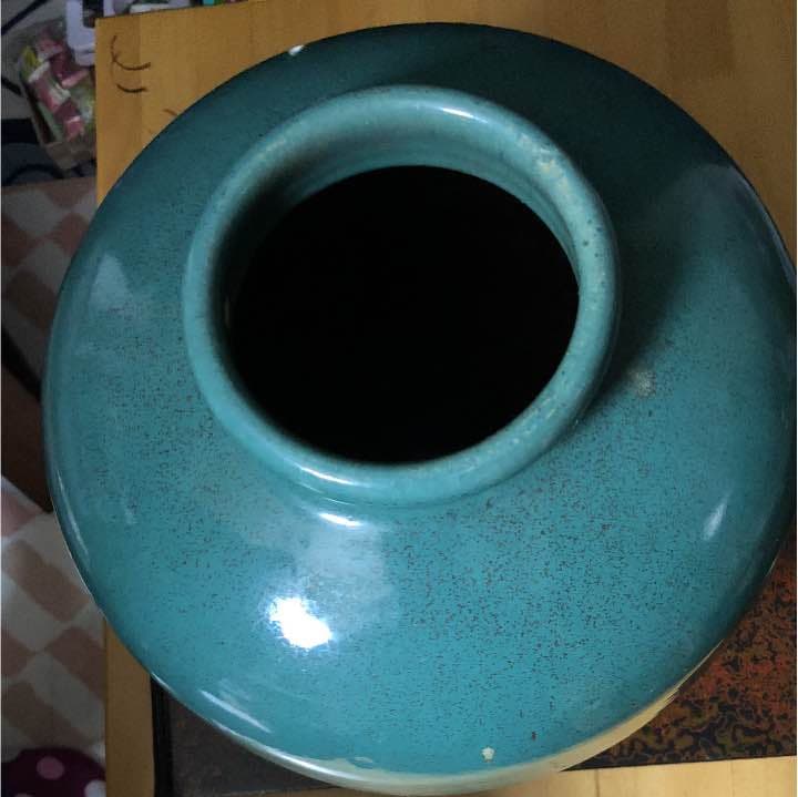 瀬戸青磁大壺
