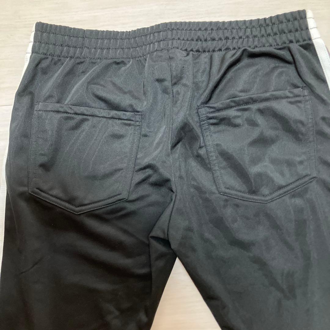 【希少】adidasブラック ジャージパンツ 3本ライン　細身