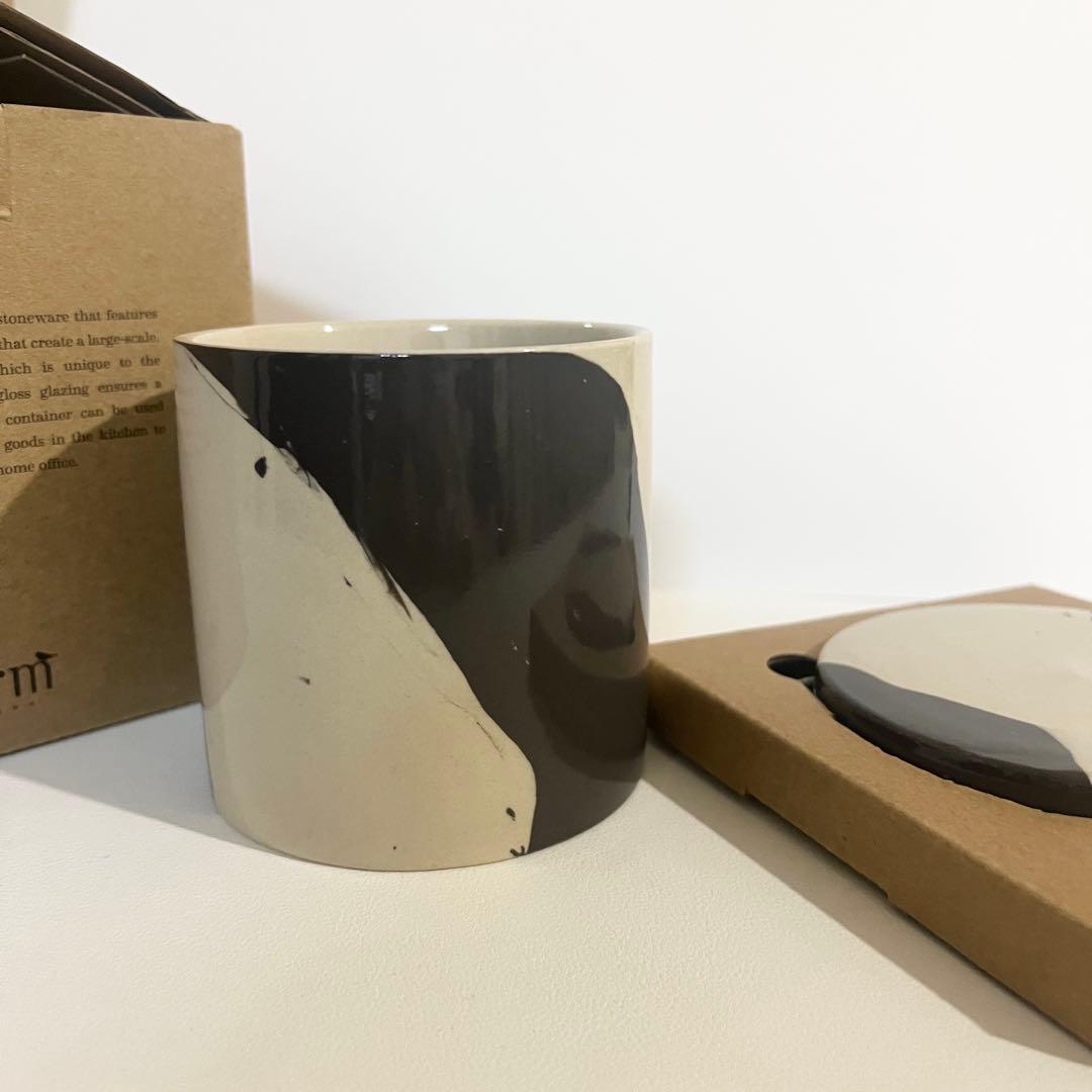 食器 ferm LIVING Inlay Container Sand/Brown