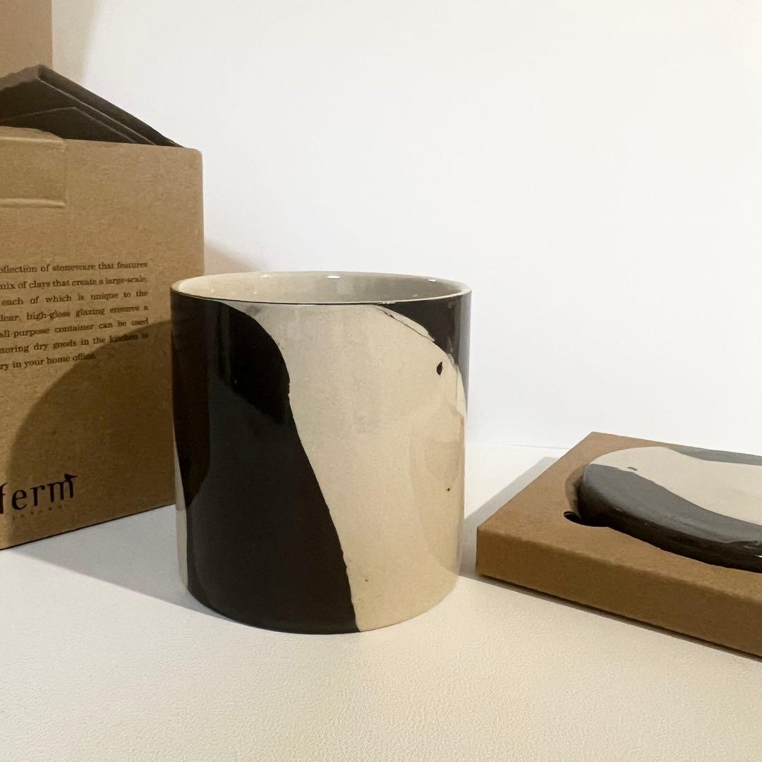 食器 ferm LIVING Inlay Container Sand/Brown