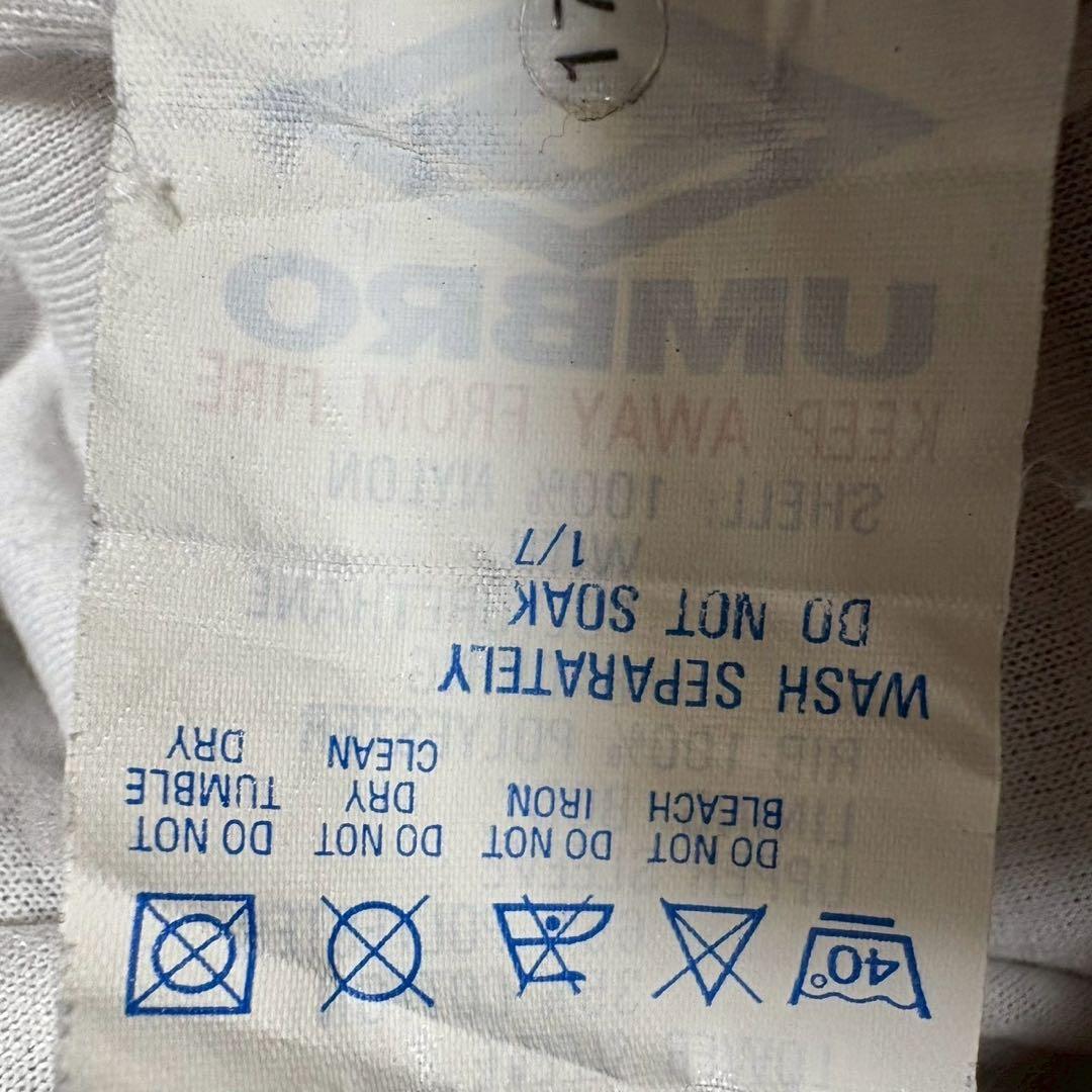 訳あり　90's UMBRO ナイロンドリルロッププルオーバーテープロゴ　XL