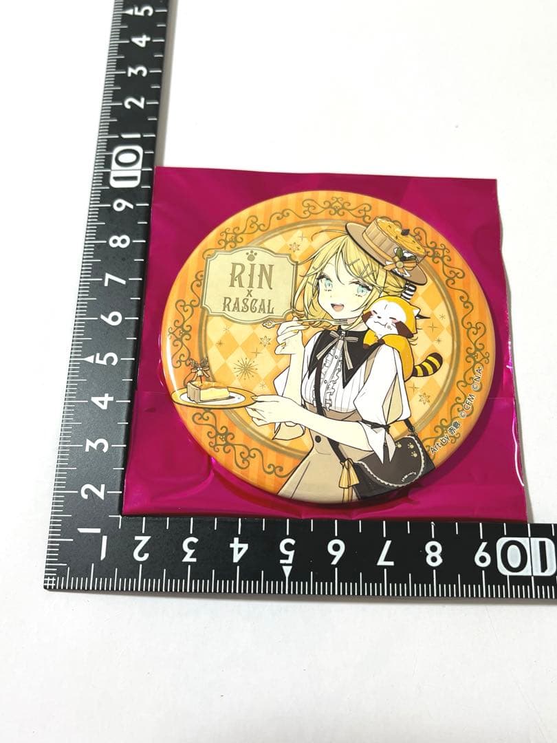 ボカロ　初音ミク×ラスカル2020冬　ランダム缶バッジ　鏡音リン