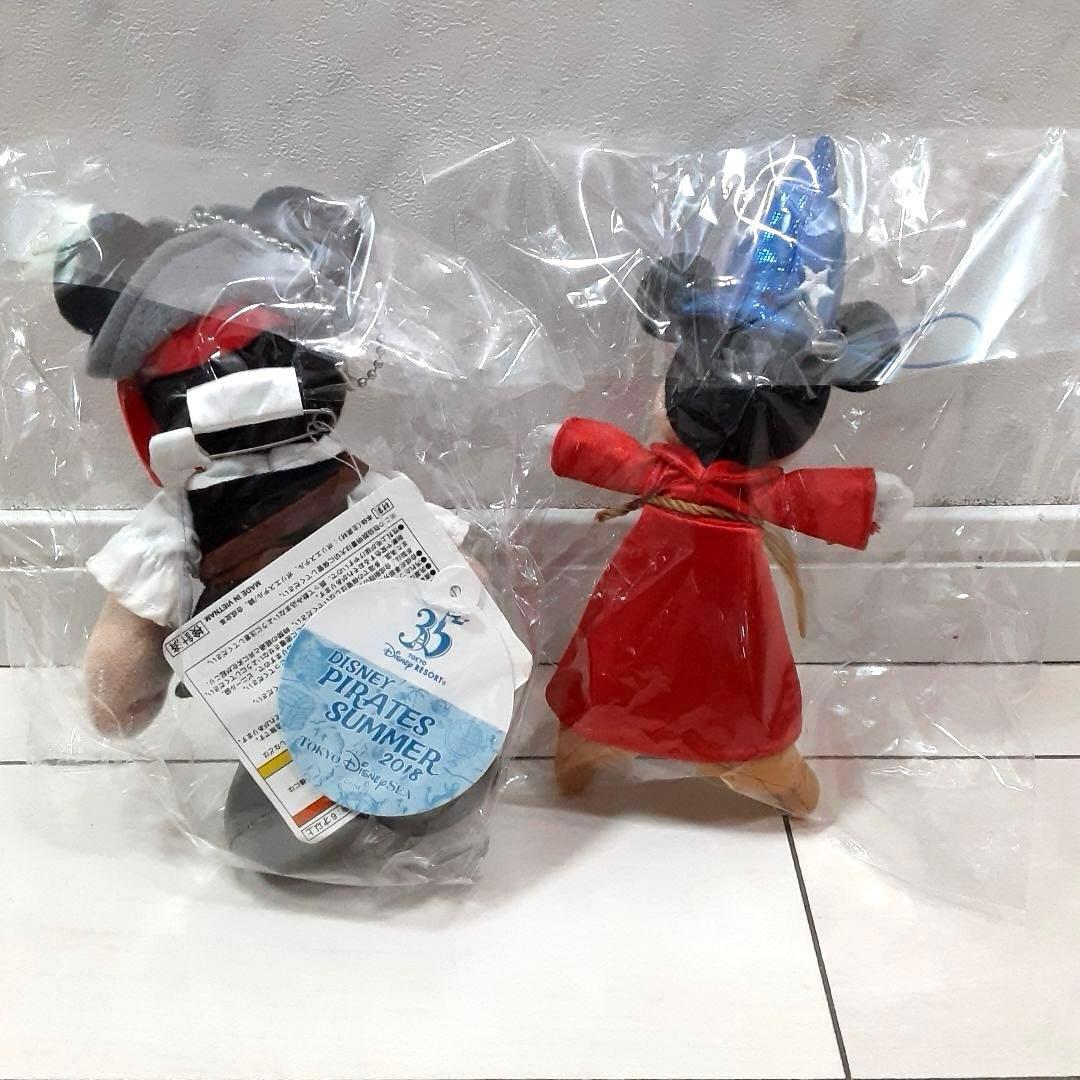 東京ディズニーリゾート　ミッキーマウス　ぬいぐるみバッジ8体セット　新品未使用