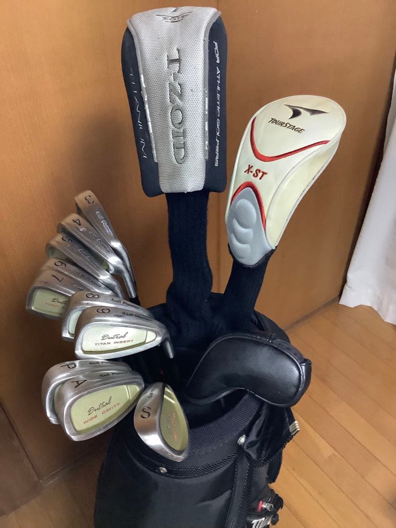 メンズ　ゴルフクラブセット　ツアーステージ他13本セット　キャディバッグ付