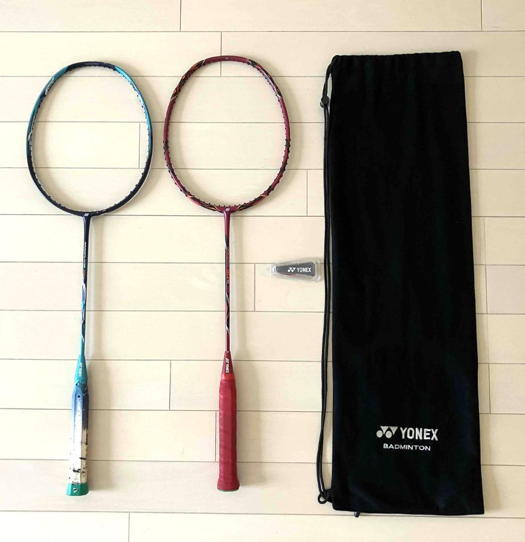 ジャンク品 YONEX ナノフレア700 ボルトリック80Etune ２本セット