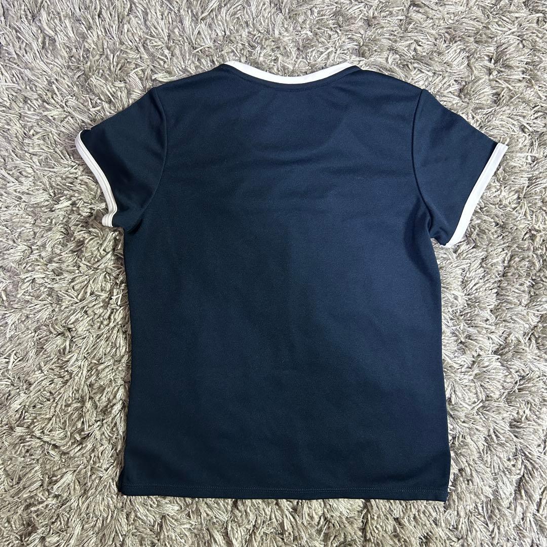 【美品】エレッセ ネイビーストライプ テニスウェア セットアップ