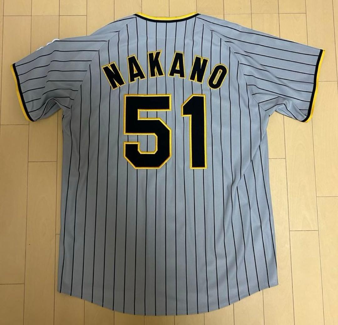 ✨試着のみ✨阪神タイガース 中野選手ビジターユニフォーム L