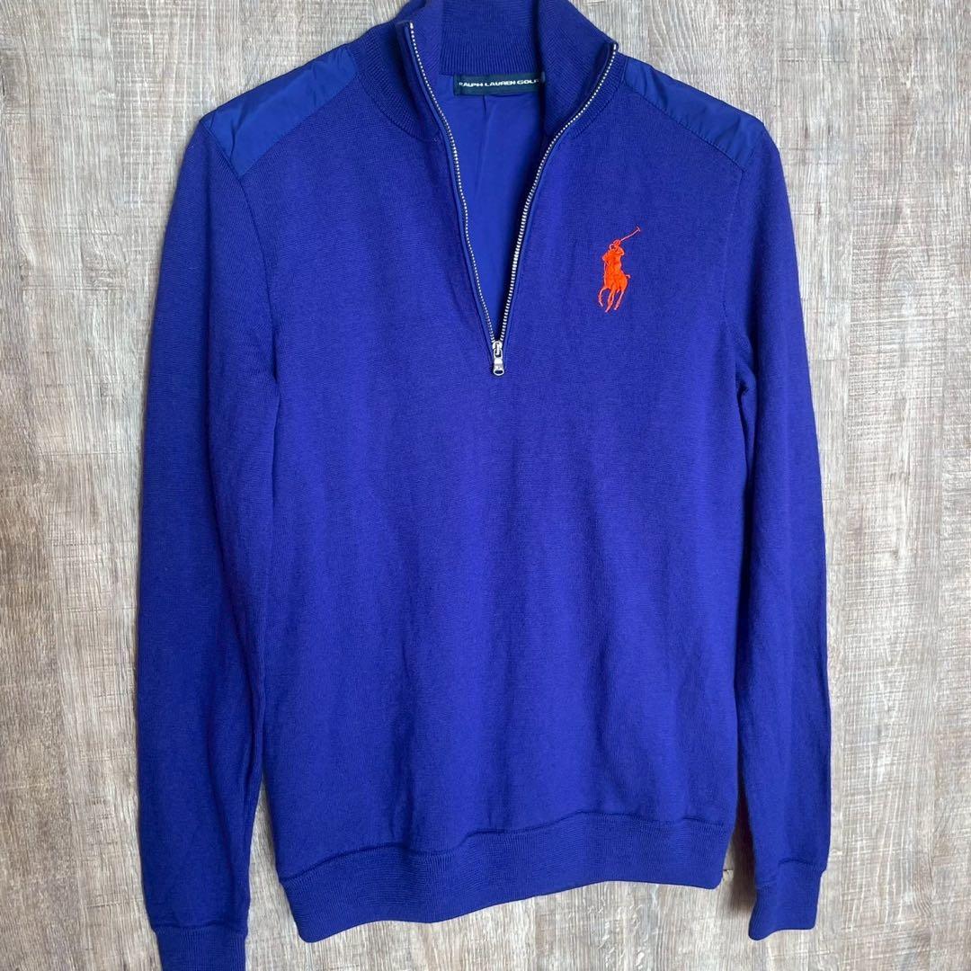 RALPH LAUREN GOLF ラルフローレン ゴルフニット青 M