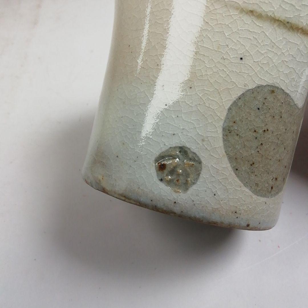Ｗ４２２　蓋置　『唐津　瓢文』『三玄窯　中里重利』　共箱　茶道具