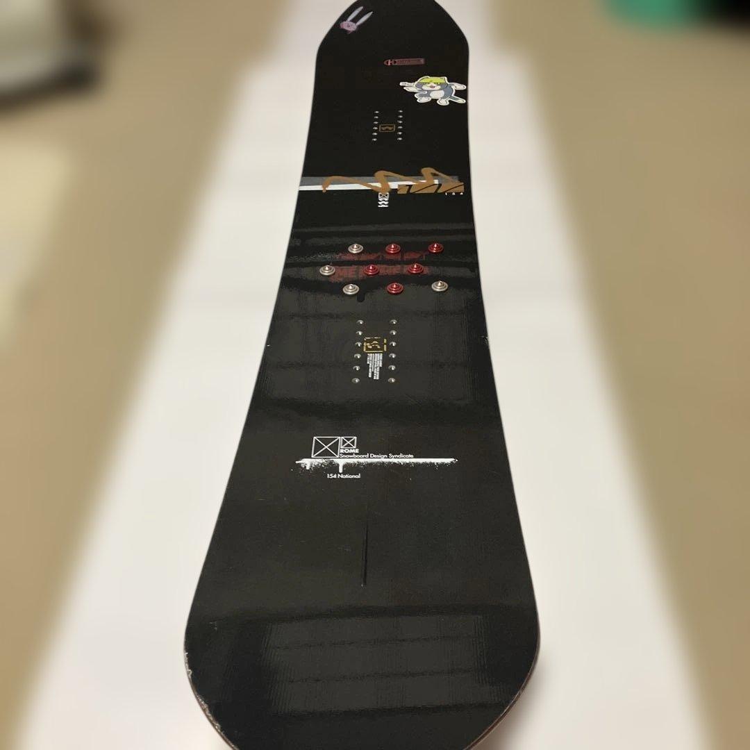 ROME SDS アートワーク付きスノーボード 154cm カバー付き