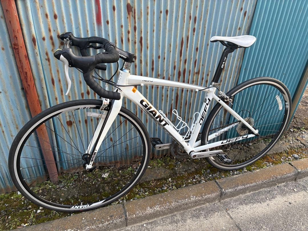 【整備済】アルミロードバイク GIANT Defy3 ホワイト XS 2011年