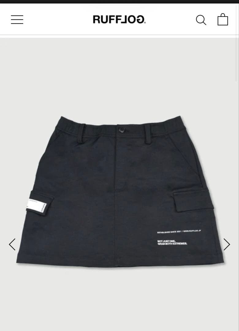 【RUFFLOG】VINTAGE FADE OUT POCKET SKIRT