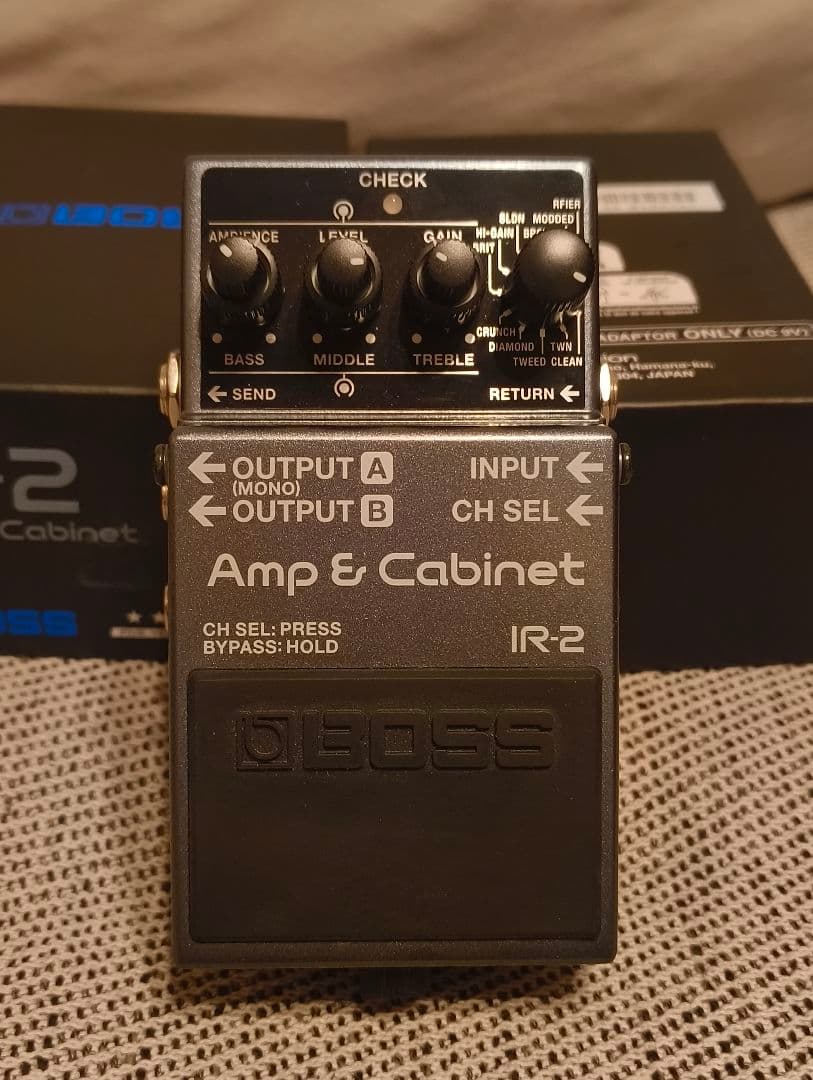 ギター BOSS IR-2 amp & cabinet