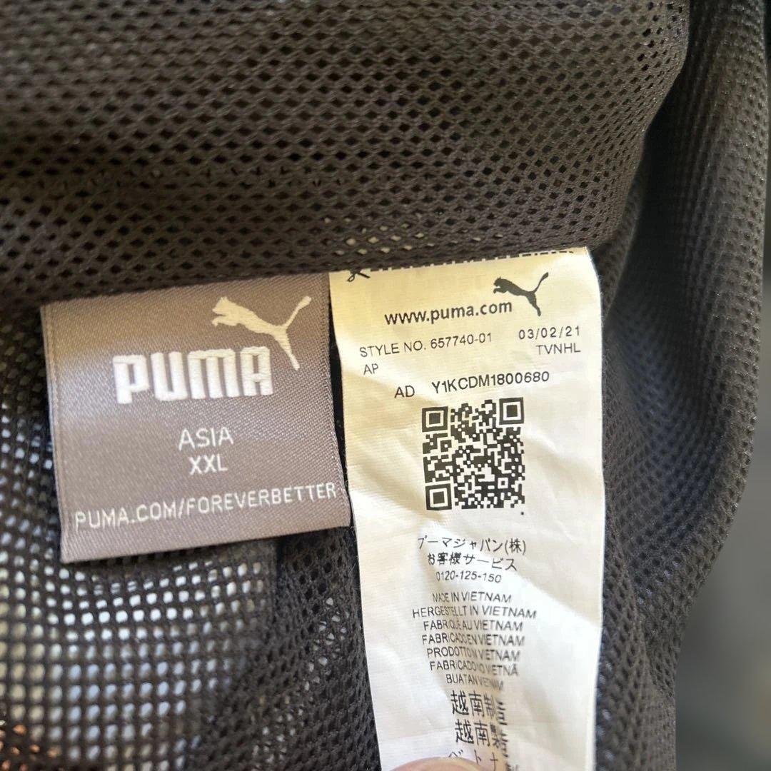 PUMAウィンドブレーカー ブラック上下セット裏メッシュ サイズASIA XXL
