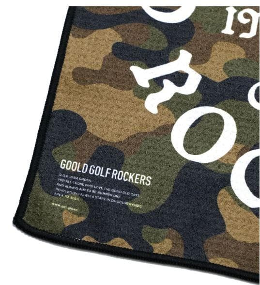 GOOLD GOLF ROCKERS OG LOGO CAMO ゴルフ タオル