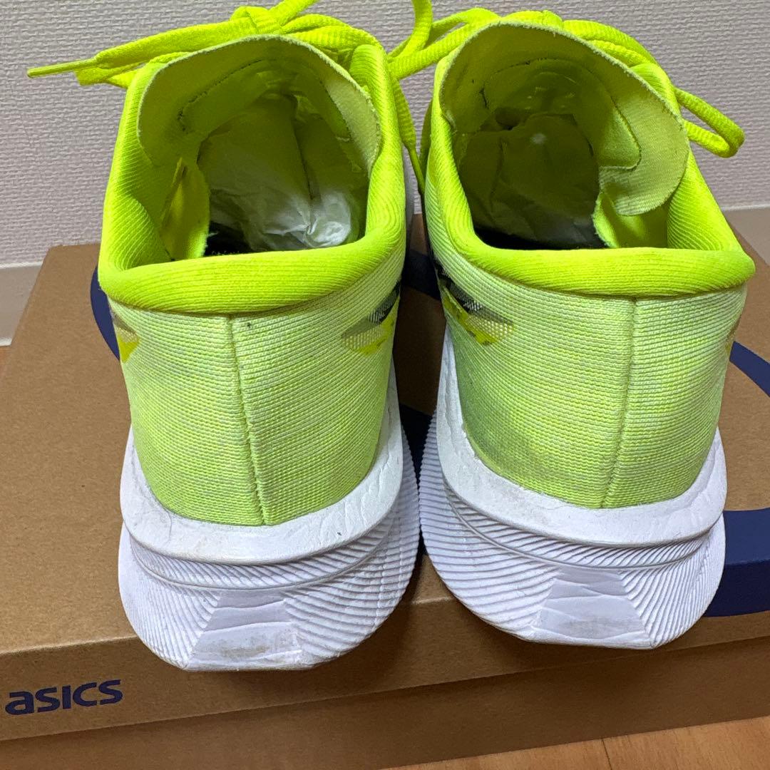 美品 アシックス マジックスピード4 WIDE イエロー/ブラック 27.5