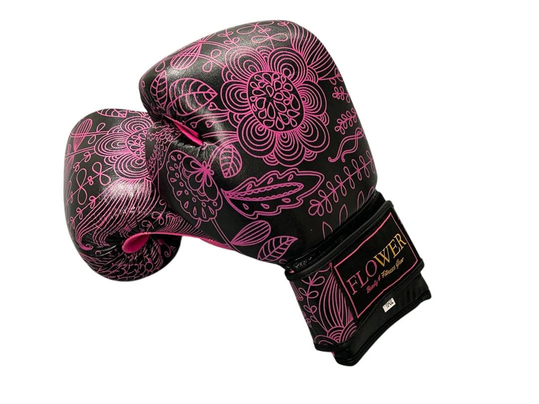FLOWER BOXING GLOVE BK PINK ボクシンググローブ