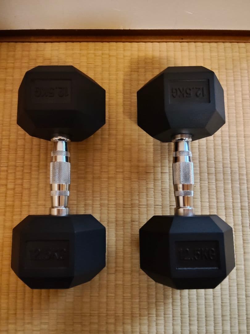 12.5kg 六角ダンベル 2個セット