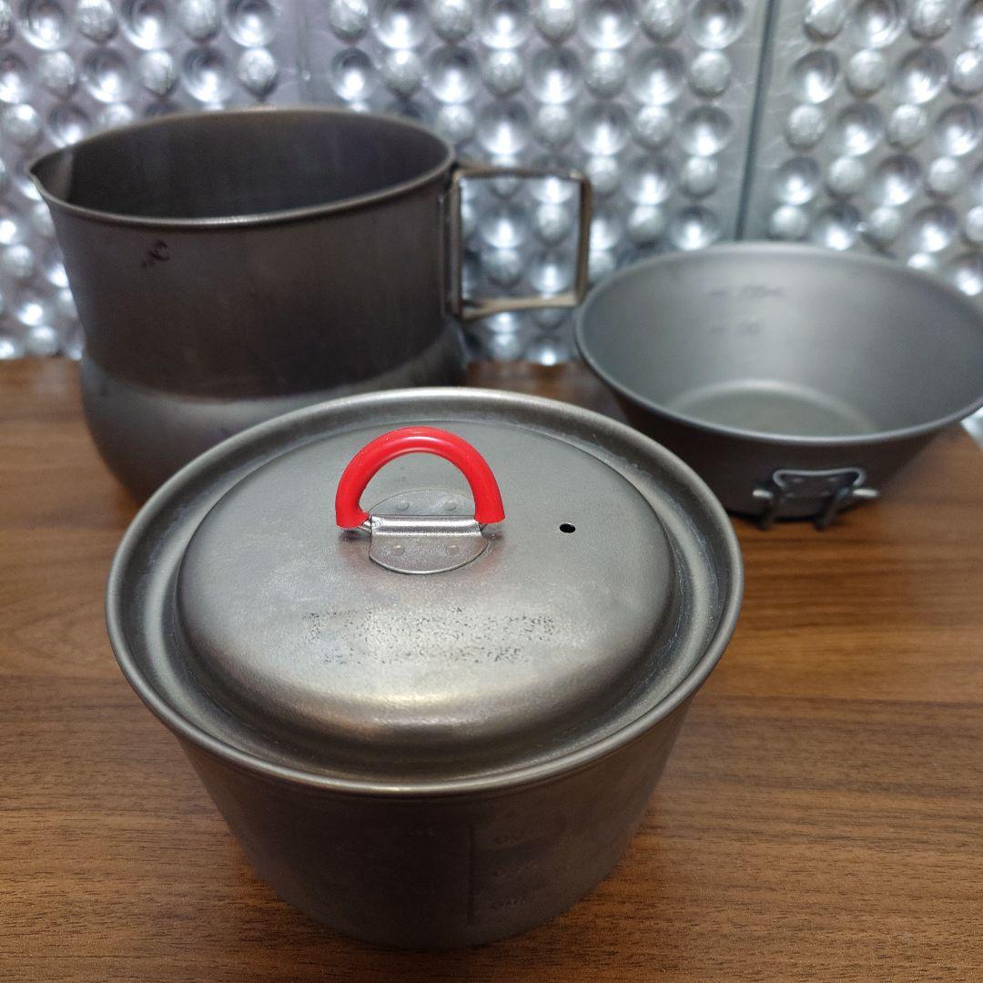 EVERNEW Tea pot 800　チタンティーポット800 セット