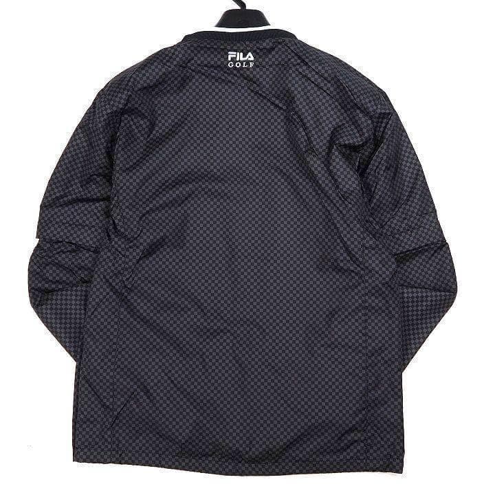新品 フィラ ゴルフ 裏起毛 2WAY スニード ジャケット 蓄熱 ブラック L
