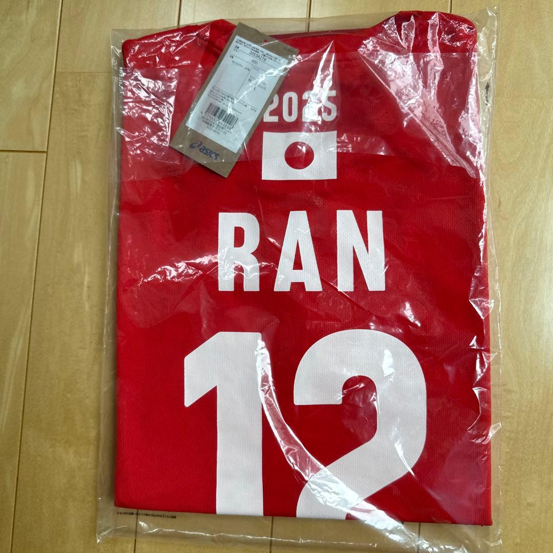 2025年日本代表バレーボール応援シャツ RAN 12 L