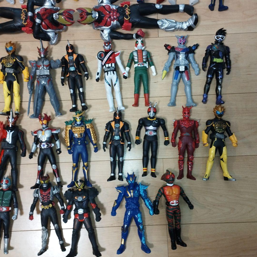 仮面ライダー　ソフビ　43体セット　まとめ売り　BANDAI　バンダイ