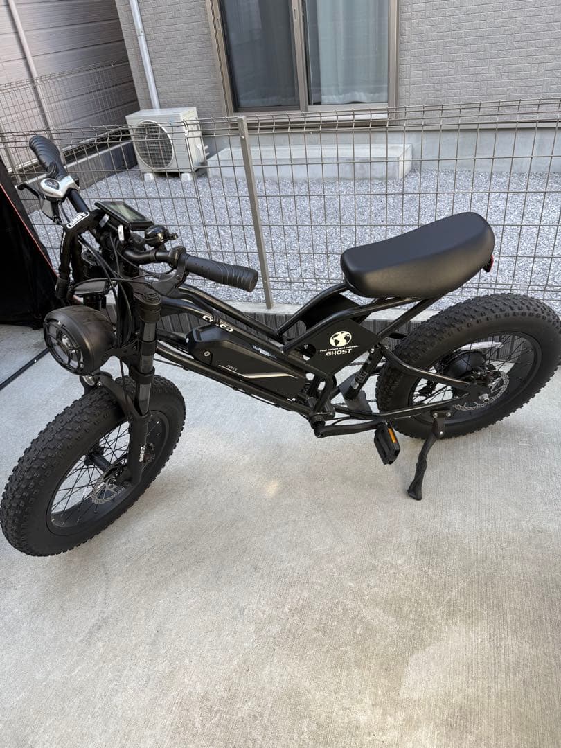 CYCOO GHOST（サイクーゴースト） 電動自転車 ブラック ファットタイヤ