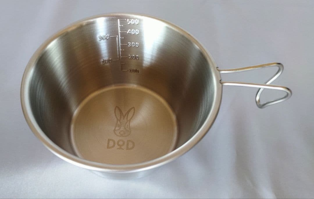 【新品未使用品】DOD ウサシェラノカゾク ステンレスシェラカップ8個 収納袋付