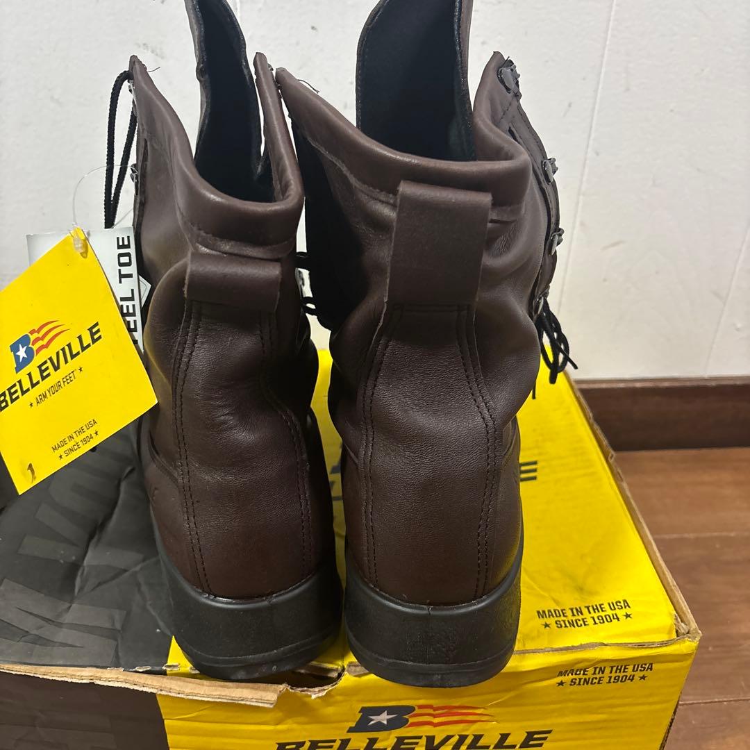 未使用品　米軍　BELLEVILLE ミリタリーブーツ　ブラウン　28cm